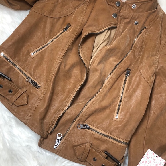 FREE PEOPLE Fenix Faux Leather Jacket - Picture 6 of 15